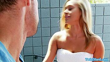 Kennedy Leigh Subtly Licking Up Every Drop of His Sticky Cum