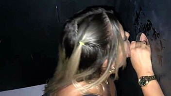 did i just grab a tasty cock at gloryhole while hubby filmed everything?