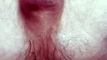 Big cock cums intensely from deep anal toy pounding