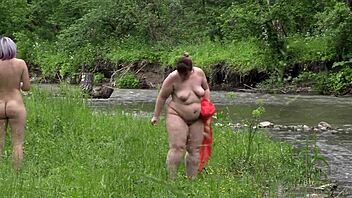 i feel so excited watching these big ass milfs in outdoor lesbian action with cunilingus and muff diving in nature compilation