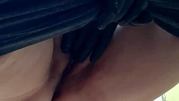 Hey, did I really catch my teacher masturbating with her big tits and clit at school?