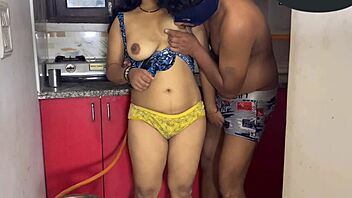 Neighbor cooks but I beg him to pound my wet Colombian pussy instead.