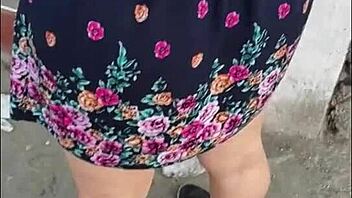 hey madura, why's your skirt upskirt in the street flashing that big ass until you give it up?