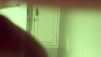 Hey, he's heading to the bathroom for some solo fun!