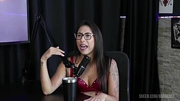 uh compilados da luciana picchi no bora cast with bruna carlos and matheus caetano - part 3 watch on sheer red