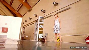 I mean, these two hot lesbians are splashin around in the pool, yknow?