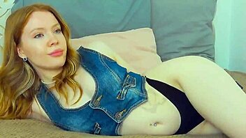 Can Sexy Redhead Wandy Hill Seduce You With Teasing Lingerie And Small Tits?