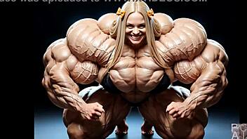 Abigails Muscle Growth Explodes In Pump Factory FMG AI Animation - What Happens Next?