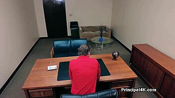 Secretary And Vice Principal Blowing Dick At The Office