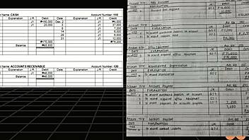 Pinay college student steps up to teach the full accounting cycle in a group instruction session