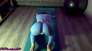 Stretching Strained Butt After Yoga With Intense Anal Fisting And Huge Toys