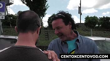 i adore watching these two italian amateurs get wild with double penetrations and blowjobs