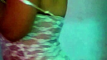 Latina amateur uses dildo on big natural tits and ass in homemade solo.