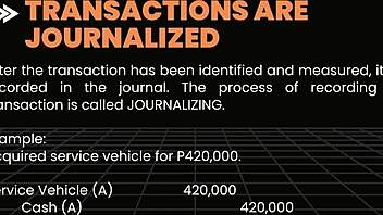 Pinay college student steps up to teach the full accounting cycle in a group instruction session