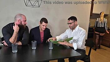 secretary slut jennifer mendez dives into wet 3on1 gangbang with squirt anal dp dvp and cum in mouth