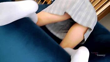 My teacher cums inside me for bad behavior in class, my homework today is swallowing his load