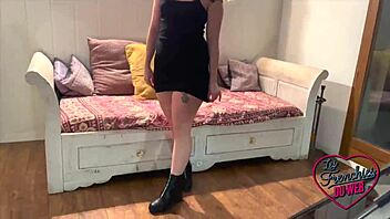 Katy 26 ans explores intriguing new anal challenges with French European flair