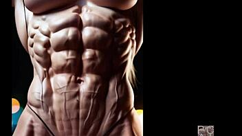 Abigails Muscle Growth Explodes In Pump Factory FMG AI Animation - What Happens Next?