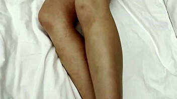 Blonde cougar enjoys rough quickie with young man, riding him hard in homemade fun.