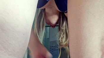 Attractive latina woman tidies up her home while wearing comfortable panties for a relaxed day