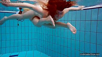 I mean, these two hot lesbians are splashin around in the pool, yknow?