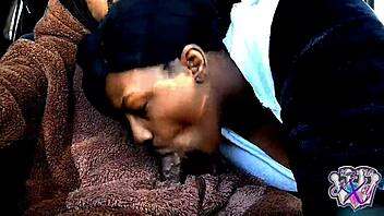 Why swallow daddy's cock in my car while wearing this wild bear suit for fun?