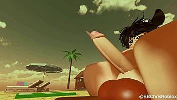 Black Bull Pounds Femboy Bunny Hard In Doggystyle Roblox Action With Spanish Subs!