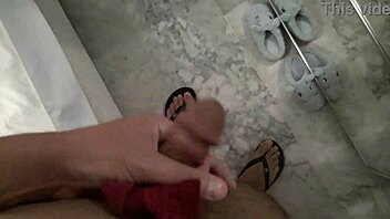 OMG I caught my 18 year old stepson masturbating with my dirty panties!