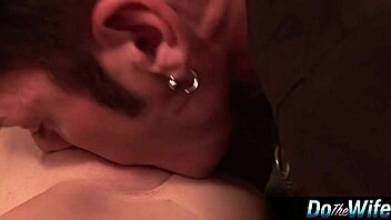 Blonde wife got fucked hard right in front of her old husband during that intense cuckold session.