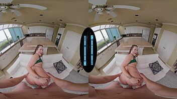 hey, look at me, this curvy redhead teen babysitter chloe marie is ready to convince you with pov cowgirl riding and deep blowjob action