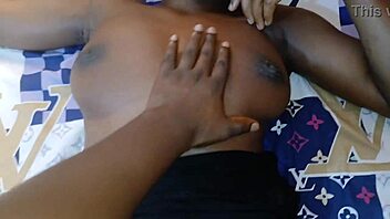 ebony teen 18+ keeps returning for more tight pussy panty action with girlfriend