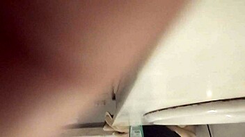 Hey, he's heading to the bathroom for some solo fun!