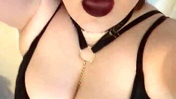 Nympho Nymphomaniac Girlfriend Roleplay with Dildo Masturbation Big Tits Squirting Pussy Fingering in See Through Bra at Home