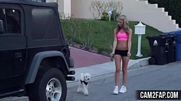 What if a blonde teen explores wild sex adventures in this free porn clip?