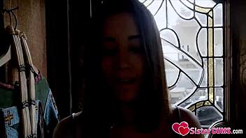 Hey little brat, you're getting punished hard for coming home so late, Aria Lee