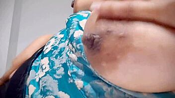 Horny latina babe hang over latina playing her tits after party sexy solo puffy housewife pornstar monster masturbation