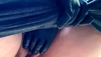 Hey, did I really catch my teacher masturbating with her big tits and clit at school?