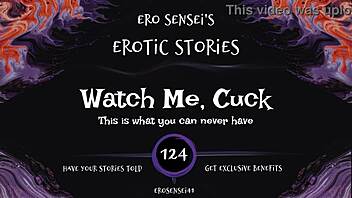 I feel you watching me cum in this erotic audio for women eses124