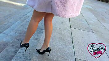 Lylou the brunette enjoys time with two guys in a group setting