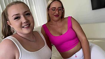 Thick teen 18+ friends want to play a fun game with Eva Nyx and Brookie Blair in household fantasy