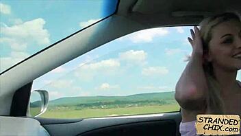 i uh picked up this czech babe katy rose and fucked her in the car like wow.