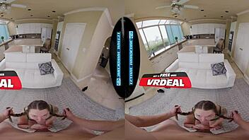 hey, look at me, this curvy redhead teen babysitter chloe marie is ready to convince you with pov cowgirl riding and deep blowjob action