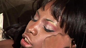 hey, can this hot sexy ebony babe handle rough wet pussy sex with monster cock in amateur action?