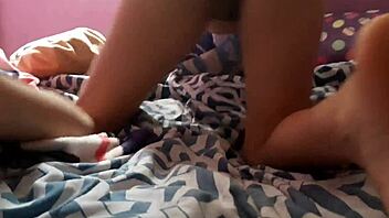 oh look at this cute babe masturbating after dancing like a wild one her vagina is so wet and she's screaming for it