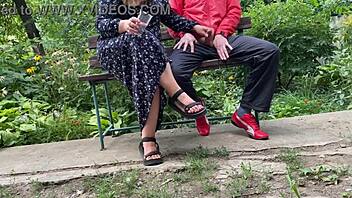 my mother-in-law's task is to bring me to climax with her curvy bbw body outdoors