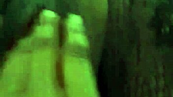 Dirty slutty maid in lingerie and thong pees indoor with hairy pussy exposed 😜 while panties get wet