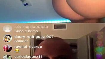 Thick Puerto Rican Ass Shakes Wild On Insta Show Pt 1!