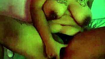 Latina amateur uses dildo on big natural tits and ass in homemade solo.