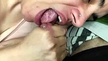 Why Not Lick That Sticky Cum from Fingers After a Quick Romantic Blowjob?