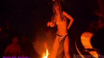 Slut Majick Goes Topless In Public Cemetery Slow Motion!